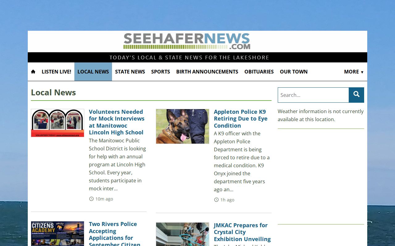 Manitowoc County local crime news source context from Lakeshore News